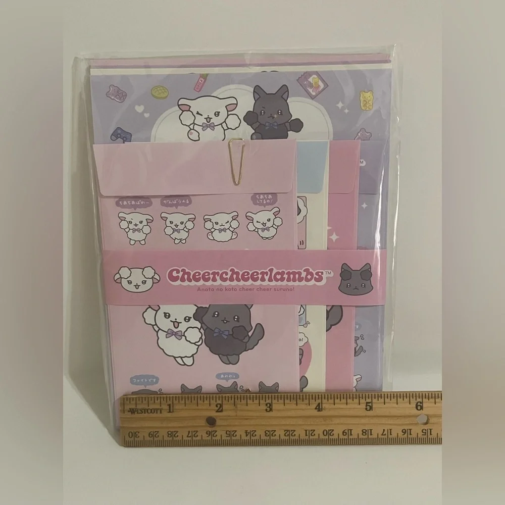 San-X Cheer Cheer Lamb Letter Set